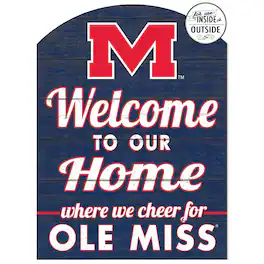 Jardine - Ole Miss Rebels 16'' x 22'' Marquee Sign - Red