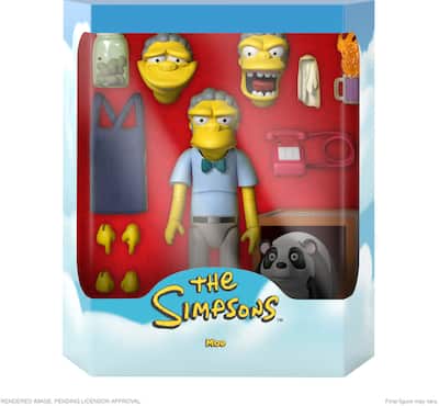 Super7 The Simpsons ULTIMATES! Wave 1 Moe COLLECTIBLES Multicolor Super7 The Simpsons ULTIMATES! Wave 1 Moe COLLECTIBLES Multicolor