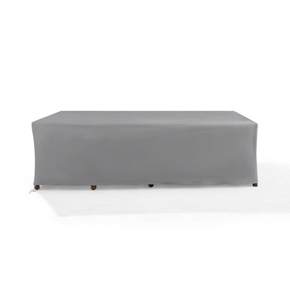 Left. Crosley Furniture - Outdoor Furniture Cover For Patio Set - Gray.