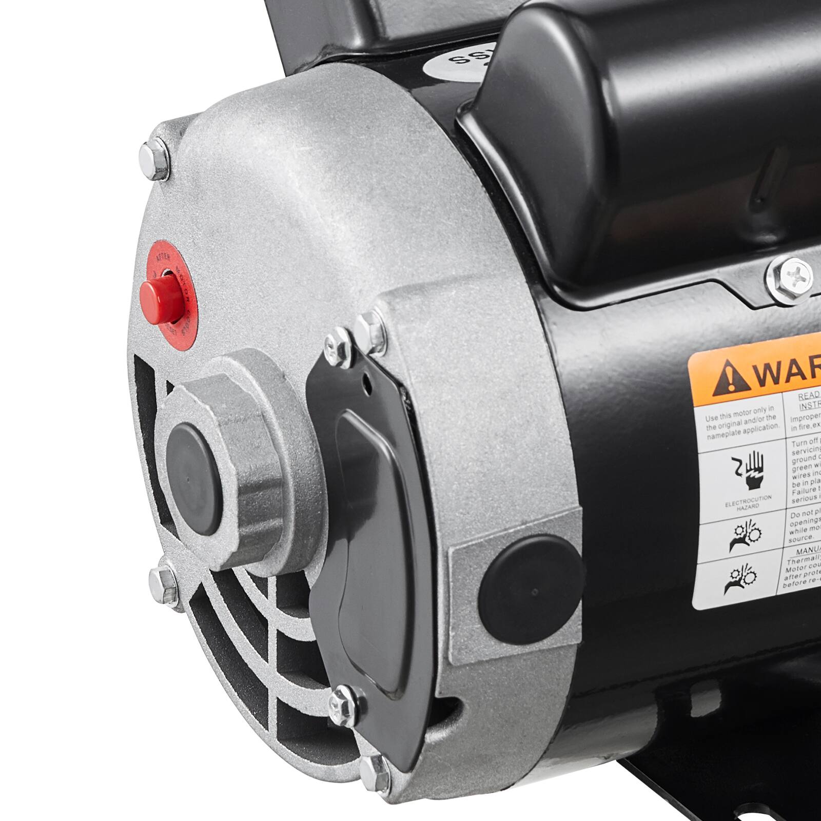 8 S8 UTES ! WA READ only - INST this motor for the Improper Use and/or the original application. in Sre . nameplate off Turn servicing ground - green iN TeS be - pia Faillure 1 EETROUTUUN serious MASRO a de nel egening m whie source MANGE Therman Cae 1SEo aner Pren N raiore

Use this motor for the intended application. Improper use in fire, explosion, or hazardous environments is dangerous.

Turn off servicing switch before opening. Do not plug in while servicing. Failure to do so may result in serious injury or death.

Do not operate motor while motor is hot. Thermal overload protection may not reset before re-use.

READ INSTRUCTIONS
INSTRUCTIONS
MANUAL
Motor - rotate before re-use