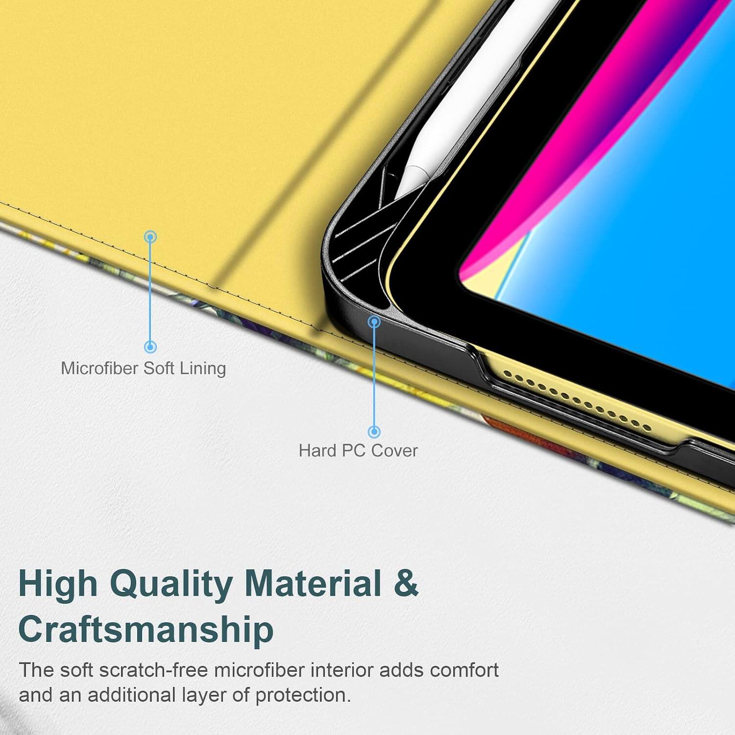 Microfiber Soft Lining  
Hard PC Cover  
High Quality Material & Craftsmanship  
The soft scratch-free microfiber interior adds comfort and an additional layer of protection.