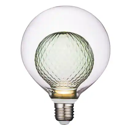 Front. Globe Electric - Globe Electric G40 E26 (Medium) LED Bulb Soft White 3 Watt Equivalence 1 pk.