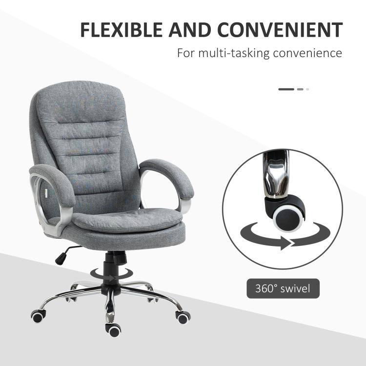 FLEXIBLE AND CONVENIENT  
For multi-tasking convenience  

360° swivel