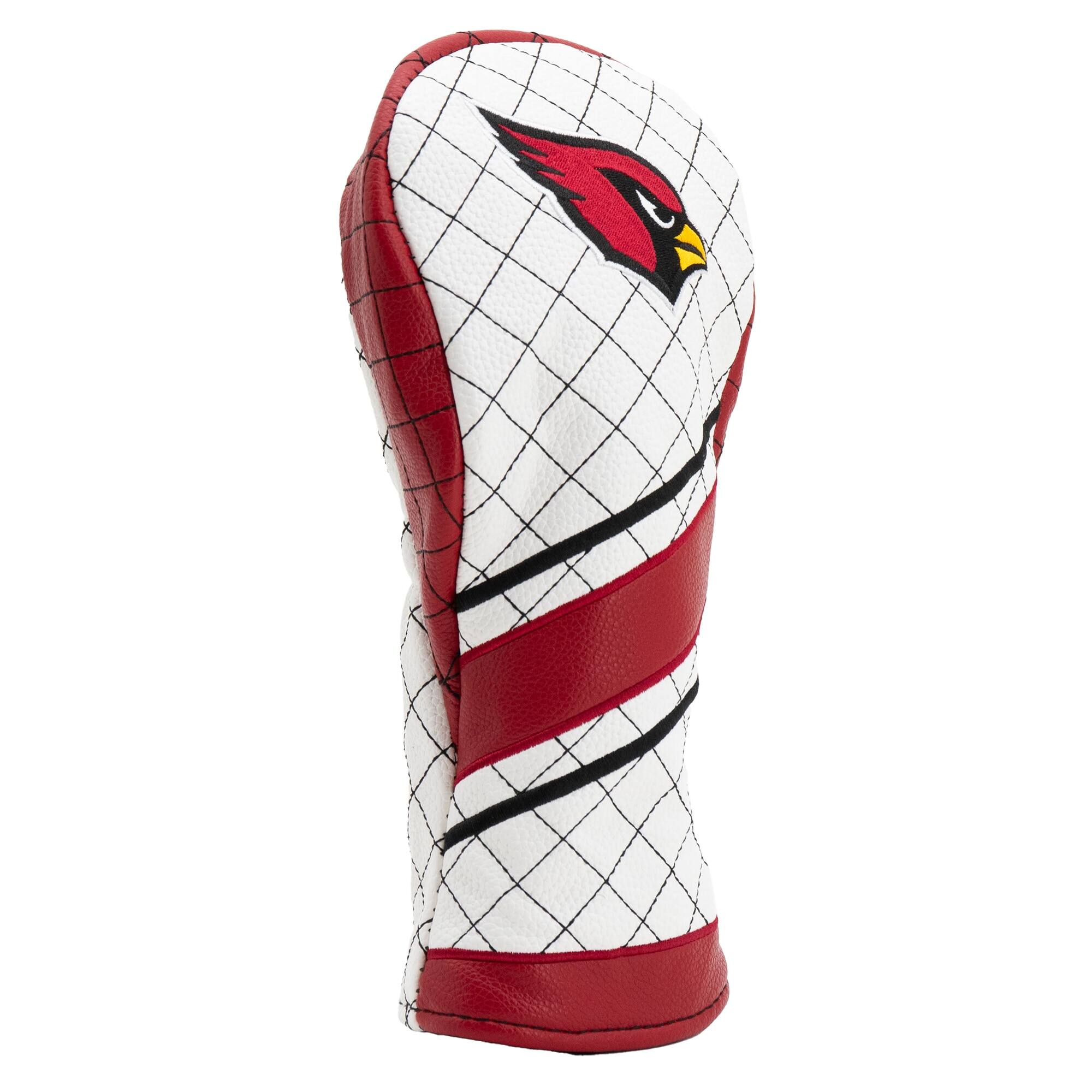 Alt View 2. Team Golf - Arizona Cardinals Striped Quilted Fairway Headcover - Multicolor.
