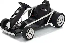 GARVEE - 24V Go Kart for Kids 8-12 Years, 300W*2 Extra Powerful Motors, 9Ah Large Battery 8.1MPH High Speed Drifting - White