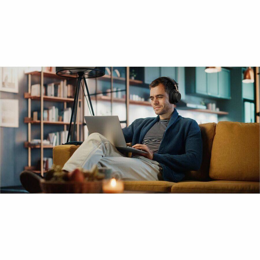 Alt View 5. Yealink - Yealink Bluetooth Business Headset - Microsoft Teams Certification - Stereo - Wireless - Bluetooth - 150 ft - 20 Hz to - Black.