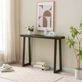 Kings Brand Furniture - Claude Narrow Console Table - Charcoal