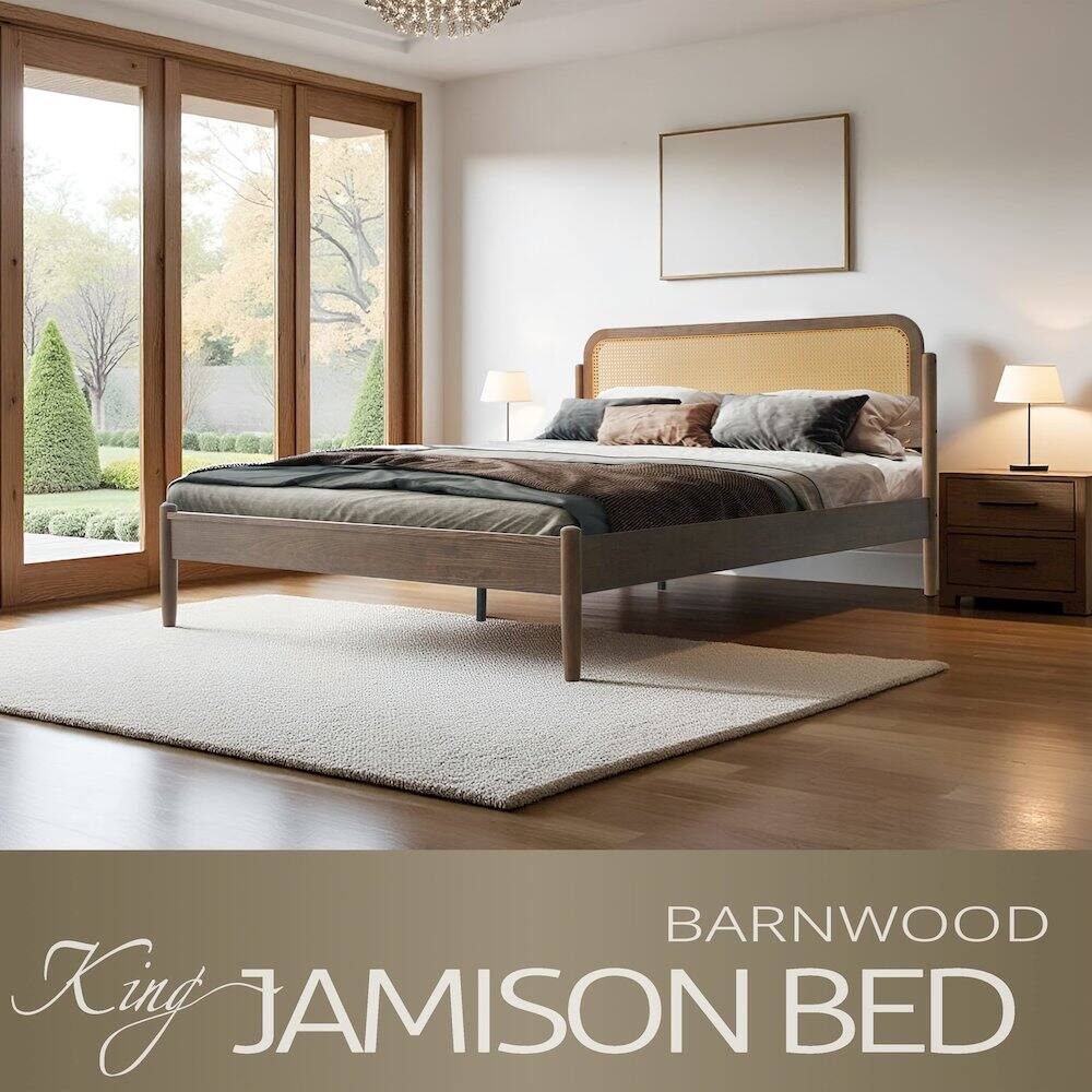 BARNWOOD King JAMISON BED