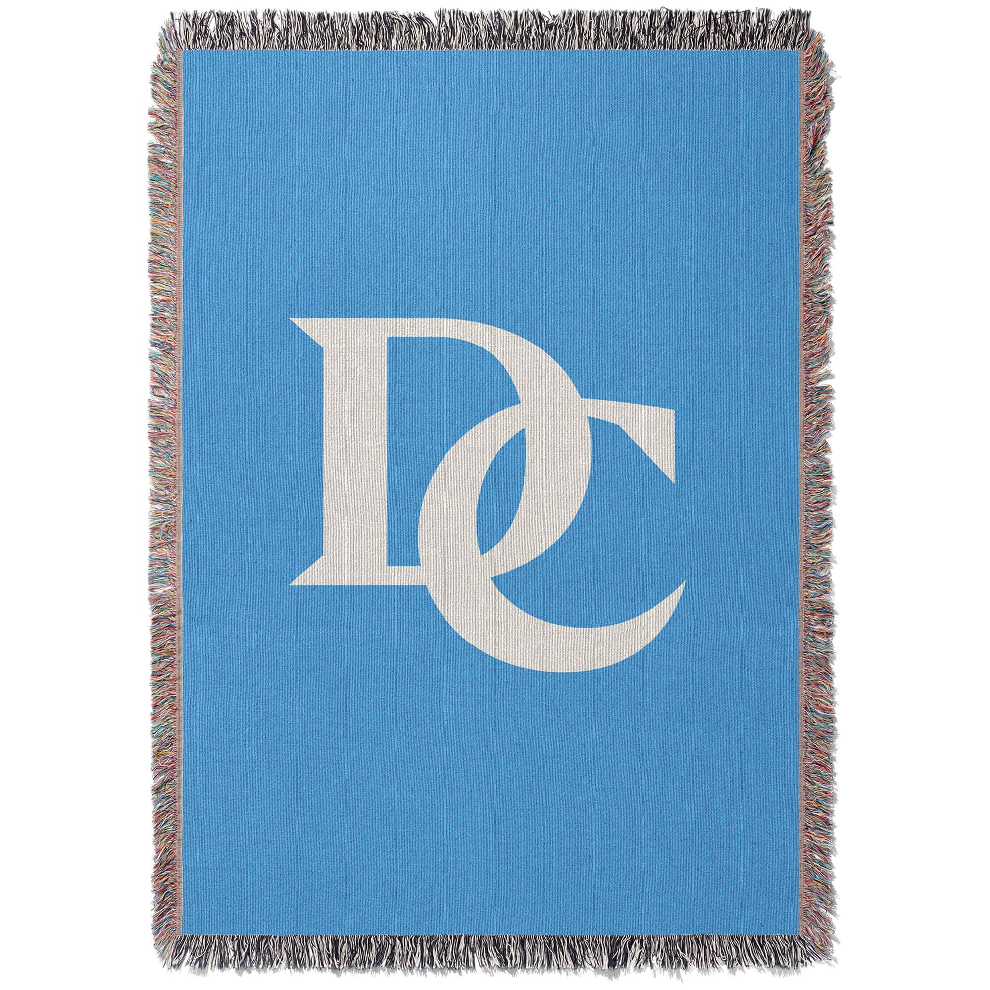Chad & Jake - Davidson Wildcats Woven Blanket - Blue
