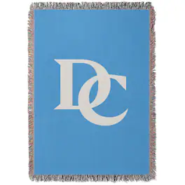 Chad & Jake - Davidson Wildcats Woven Blanket - Blue