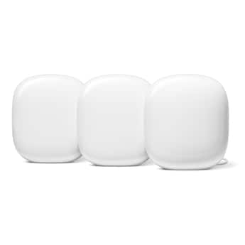 Google Nest Wi fi Pro 6e AXE5400 Mesh Router (3 pack) Snow - Best Buy Google Nest Wi fi Pro 6e AXE5400 Mesh Router (3 pack) Snow - Best Buy