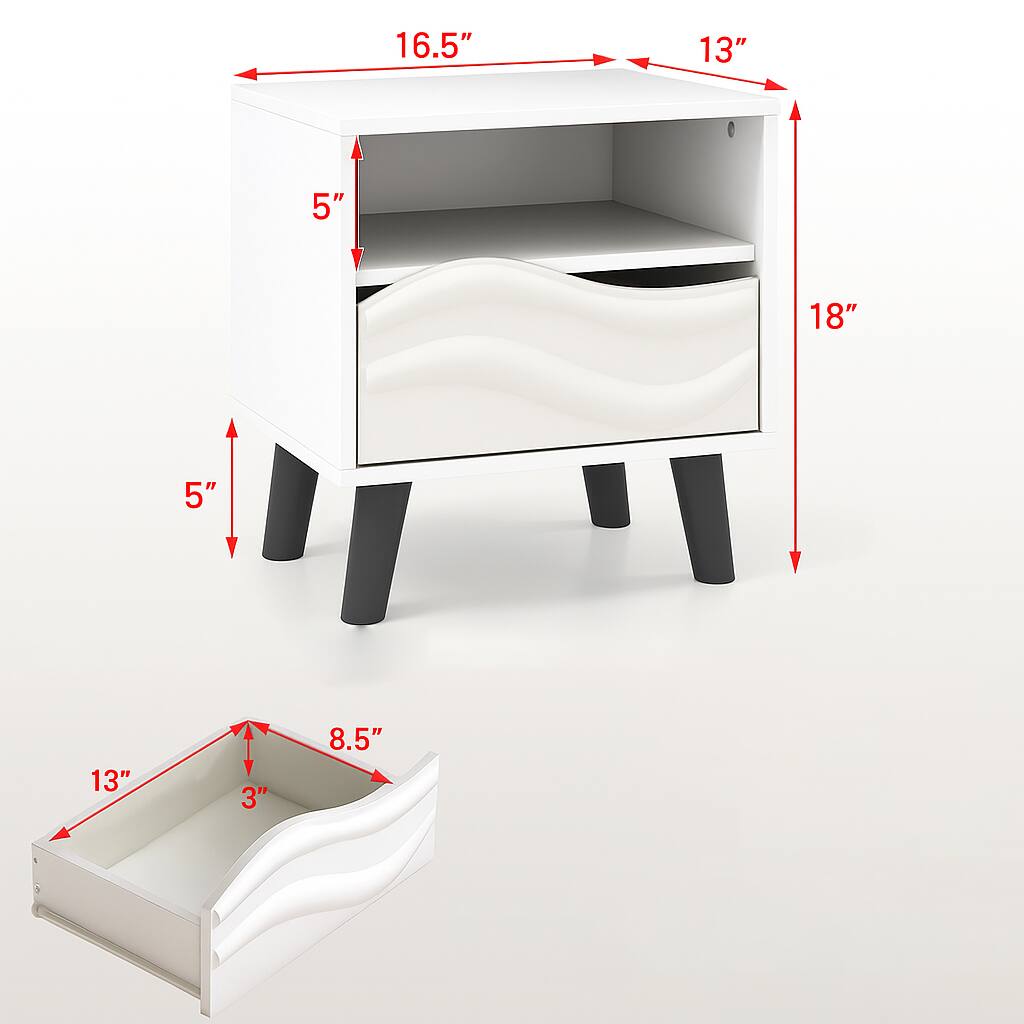16.5" x 13" x 5" x 18" x 5" x 13" x 3" x 8.5"