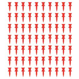 Unique Bargains - Plastic Step Down Golf Tees, 1.2 Inch Unbreakable Plastic Tees Bulk, 140pcs - Fits Practice/Outdoor/Course/Competition - Red
