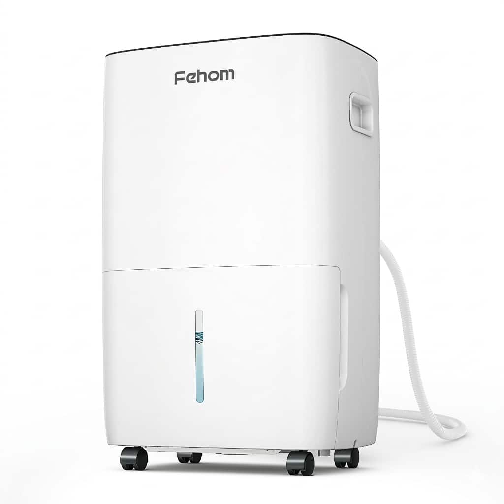 Front. Fehom - Fehom 150 Pint Dehumidifier for Home & Basements up to 7000 sq ft - White.