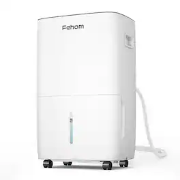 Fehom - 150 Pint Dehumidifier for Home & Basements up to 7000 sq ft - White