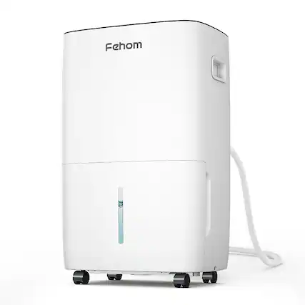 Front. Fehom - Fehom 150 Pint Dehumidifier for Home & Basements up to 7000 sq ft - White.