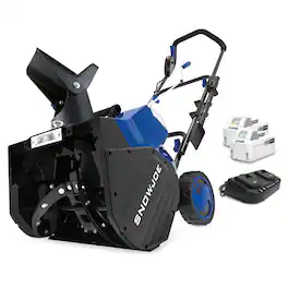 Snow Joe - IONMAX 24V Cordless Snow Blower with Electric Engine, 24V-X2-SB18-XR - Blue