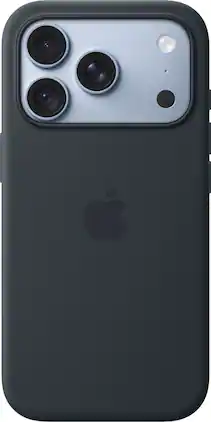 Apple - iPhone 18 Pro Silicone Case with MagSafe (2026) - Navy Blue