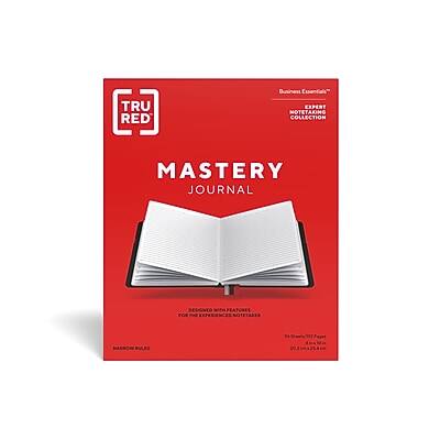 TRU RED  
Dusnes Essentials  
EXPERT COLLECTION  

MASTERY JOURNAL  

SIGNATURE FEATURES:  
FOR THE EXPERIENCED NOTE-TAKER  

HARDCOVER  
320 Pages  
8.5" x 11"