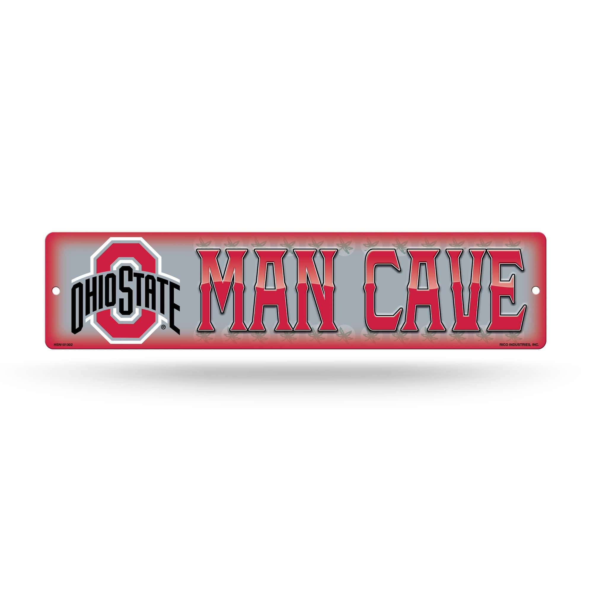 Rico Industries - Ohio State Buckeyes 16" Street Sign for garage, office, man cave or any wall - Multi