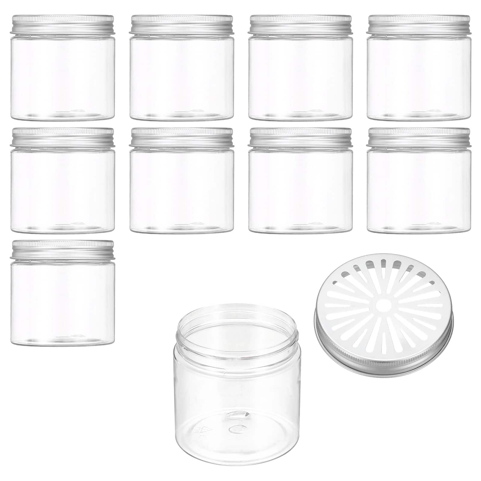 Unique Bargains - Premium Empty Scent Beads Container, Refillable Spice Tin Hollow Lid, 10pcs 6.8oz - For Aromatherapy, Scent, Storage - Clear price history on PriceWatchPro