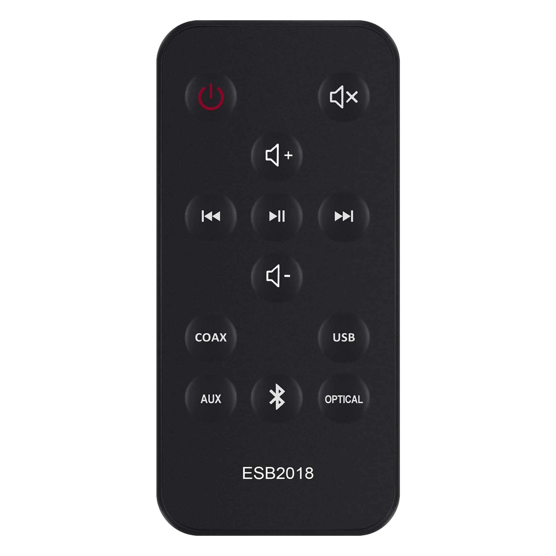 ALLIMITY - ESB2018 Replacement Remote, Fit for Element 2.0 Soundbar Speaker System ESB2018 - Black