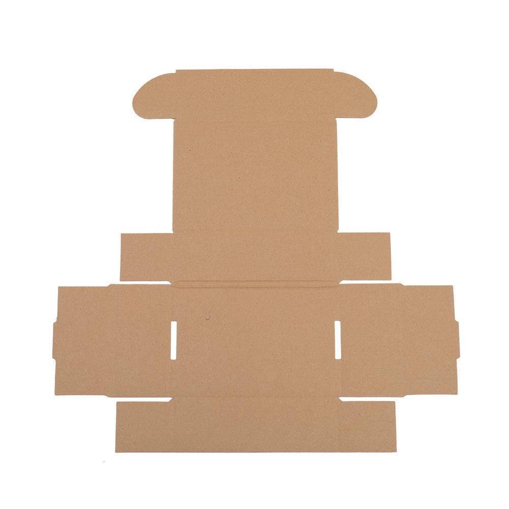 Alt View 3. Winado - 50 - 6x4x2 White Corrugated Shipping Mailer Carton 50 Pack Packing Fold Box for UPS, USPS, FedEx, DHL, and More Shipping - White.