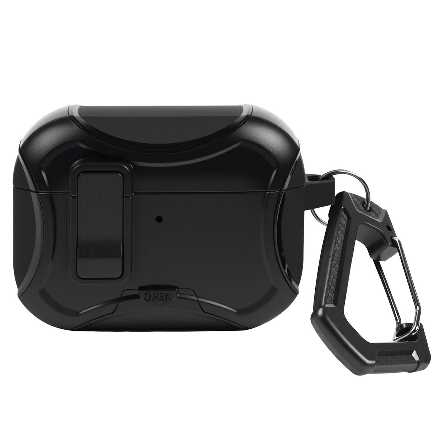 Vena - For Apple AirPods Pro 3 Case With Phone Stand, Protective Cover Compatible with MagSafe AirPods Pro Gen 3 3rd Gen - Black