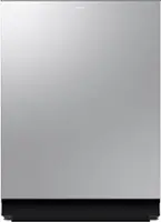 Samsung - 24" AutoRelease Dry Smart Built-In Stainless Steel Tub Dishwasher with Height-Adjustable Rack, 38dBA - White Glass - Front_Zoom