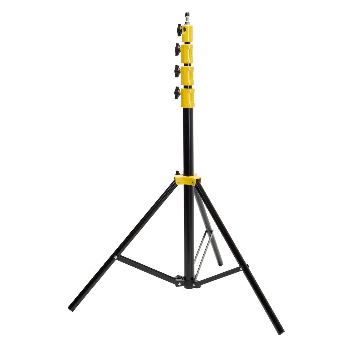Alt View 9. Flashpoint - Flashpoint Pro Heavy-Duty Air-Cushioned Light Stand (Yellow, 9.5').
