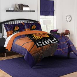 Sweet Home Collection - NBA Phoenix Suns Comforter & Pillow Sham Set- Full/Queen - Multicolored