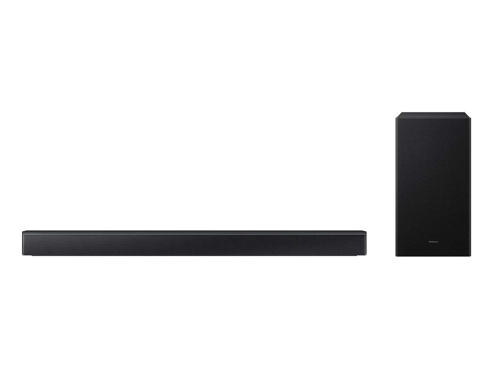 Left. Samsung - Samsung B-Series Soundbar HW-B630F 3.1 ch DTS Virtual:X Soundbar with Subwoofer (2025 Model) One Remote Control, Voice - Black.