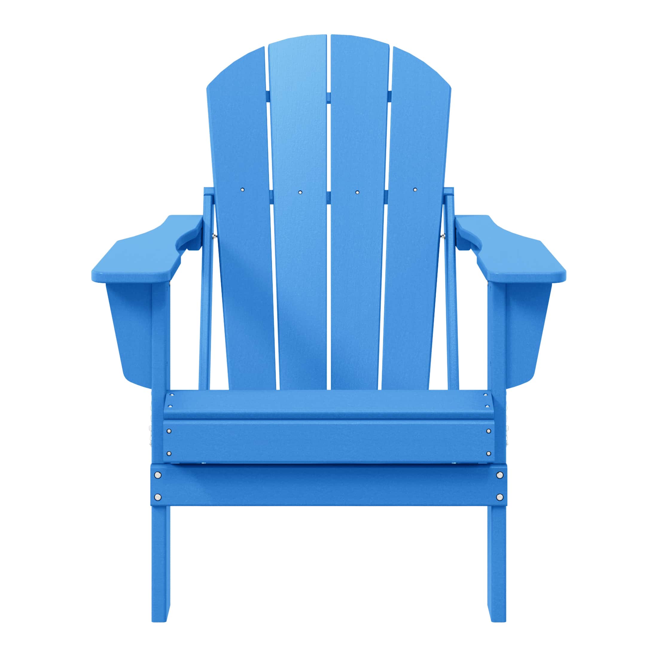WestinTrends - Malibu HDPE Outdoor Patio Folding Poly Adirondack Chair - Pacific Blue price history on PriceWatchPro