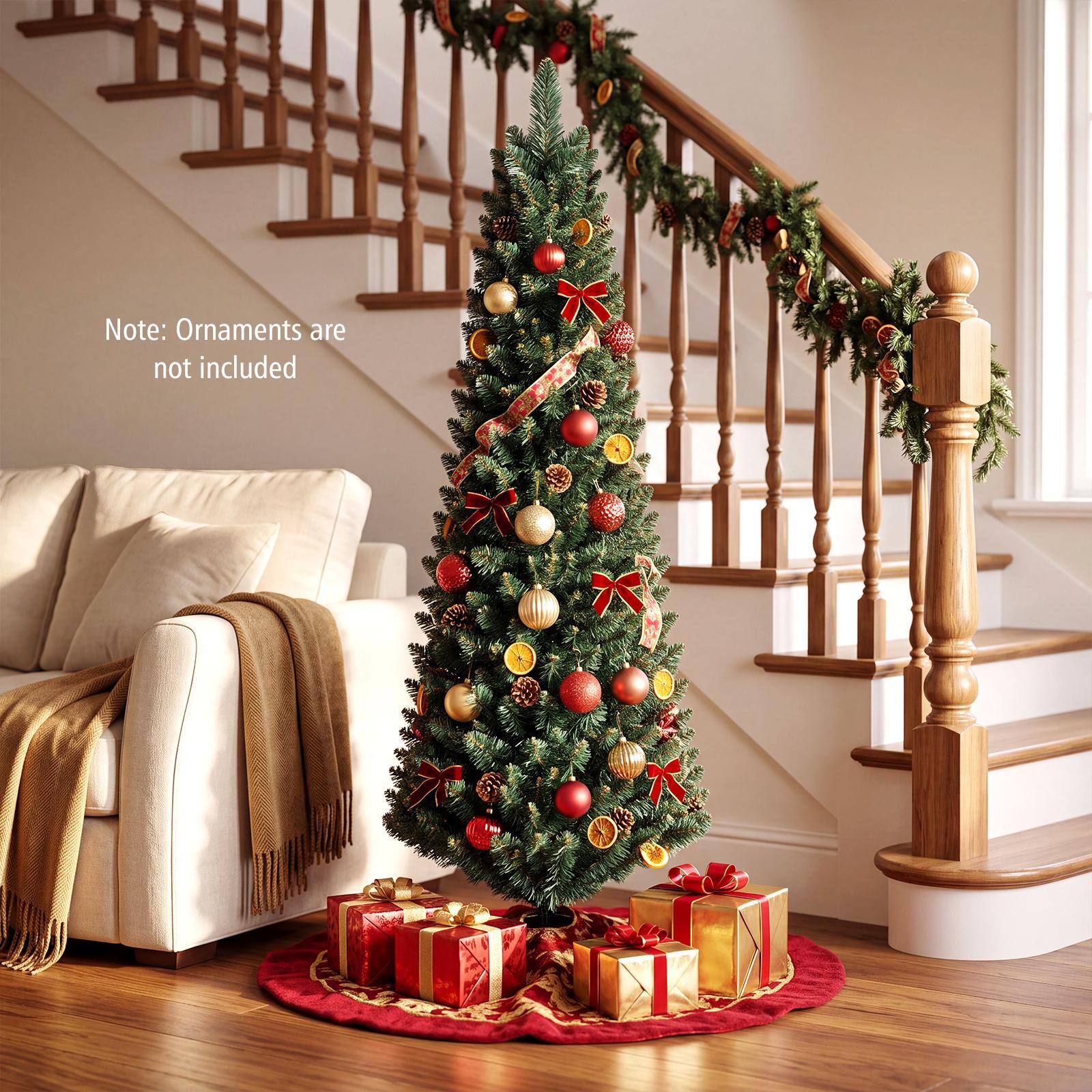 Note: Ornaments are not included