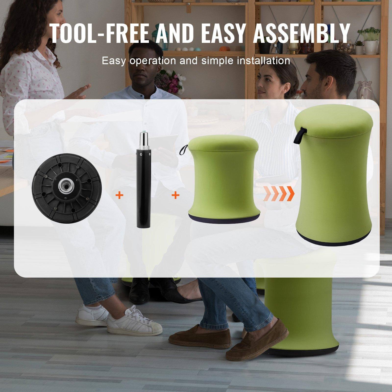 TOOL-FREE AND EASY ASSEMBLY  
Easy operation and simple installation