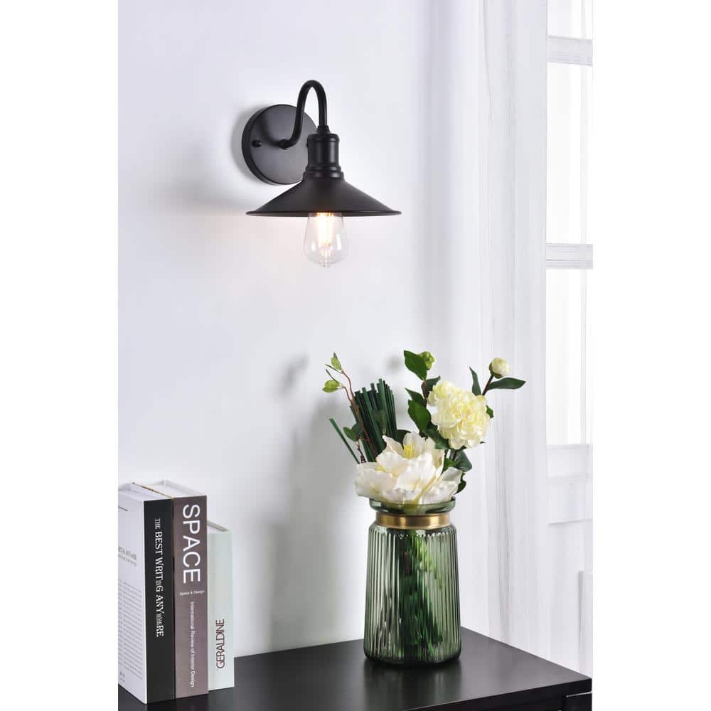 Living District - Etude 1 light Wall Sconce - Black price history on PriceWatchPro