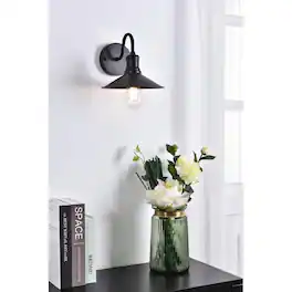 Living District - Etude 1 light Wall Sconce - Black