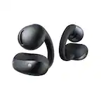 Front. Shokz - OpenDots Air Open-Ear Clip-On True Wireless Bluetooth Earbuds - Black.