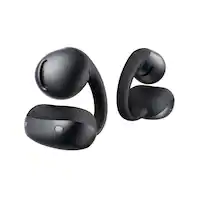 Shokz - OpenDots Air Open-Ear Clip-On True Wireless Bluetooth Earbuds - Black - Front_Zoom