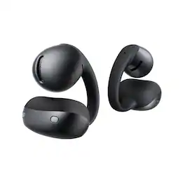 Shokz - OpenDots Air Open-Ear Clip-On True Wireless Bluetooth Earbuds - Black