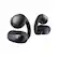 Front. Shokz - OpenDots Air Open-Ear Clip-On True Wireless Bluetooth Earbuds - Black.