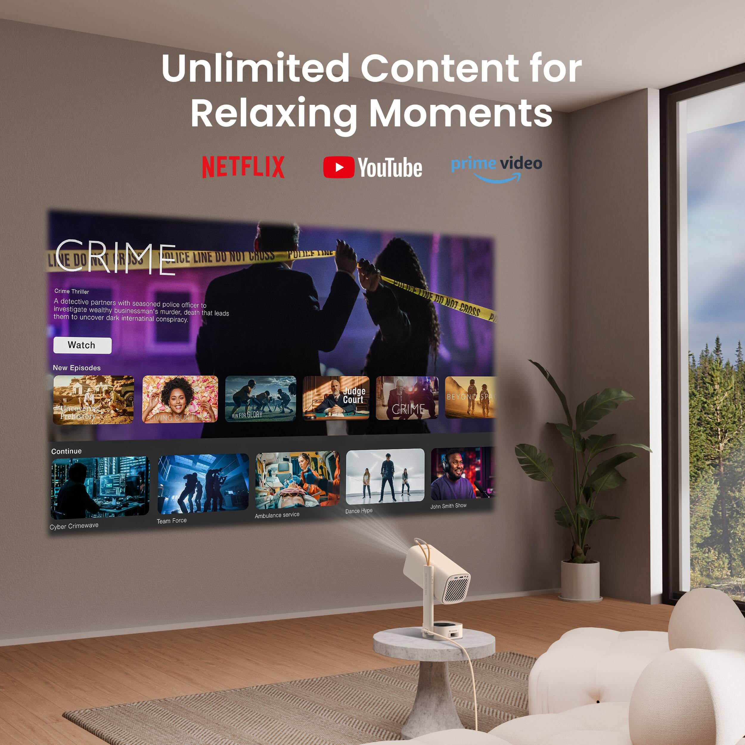 Unlimited Content for Relaxing Moments

NETFLIX YouTube prime video

CRIME LINE DO NOT CROSS POLICE LINE

A detective partners with seasoned police officer to investigate wealthy businessman's murder that leads them to uncover a dark international conspiracy.

Watch Now

New Episodes

Continue

Cyber Crimewave

Team Force

Ambulance service

Dance Hype

Judge Court

John Smith Show