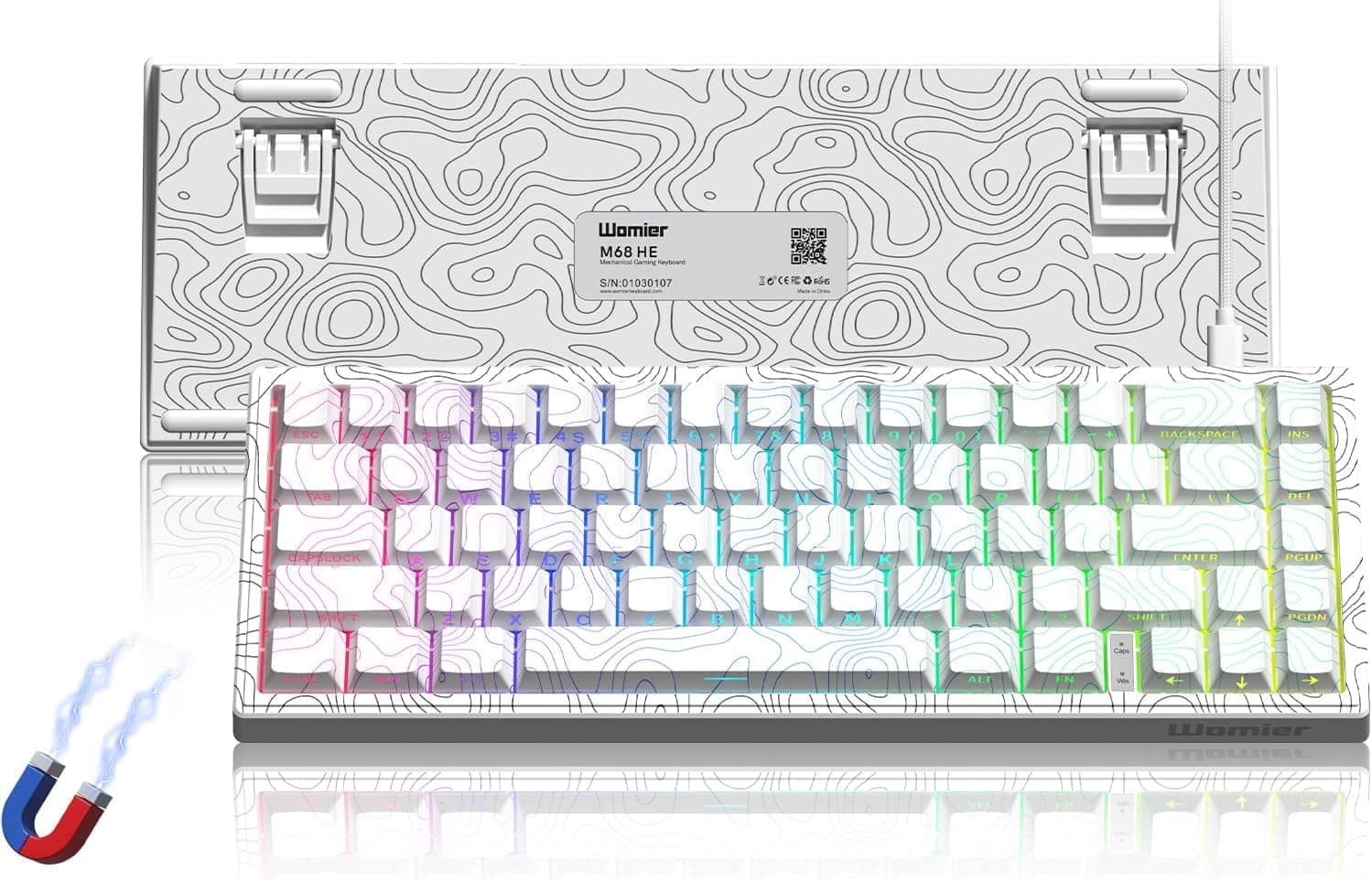 Womier M68HE Ultra 65% Hall Effect Wired Mechanical Gaming