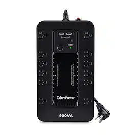 CyberPower - Standby Series 900VA 12-Outlet UPS - Black