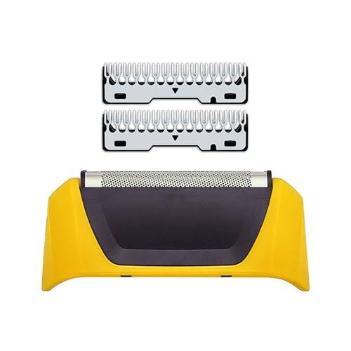 Front. DORLUKFU - Shaver Replacement Foils, Cutters and Head, Compatible with all Wahl 7061 Series. Yellow.