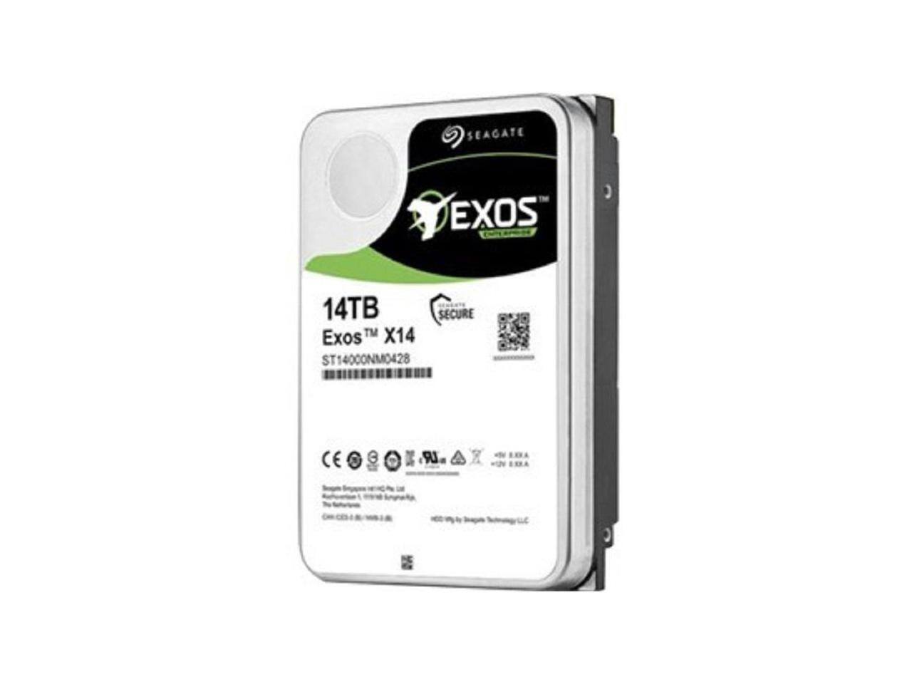 SEAGATE EXOS 14TB SECURE  
Exos™ X14  
ST14000NM0428  
E C U  
wt LHA EA