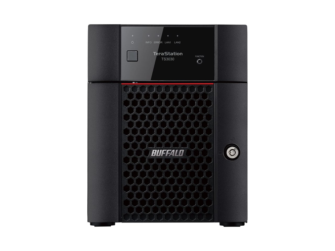 INFO ERROR LAN1 LAN2  
TeraStation TS3030  
FUNCTION  
BUFFALO