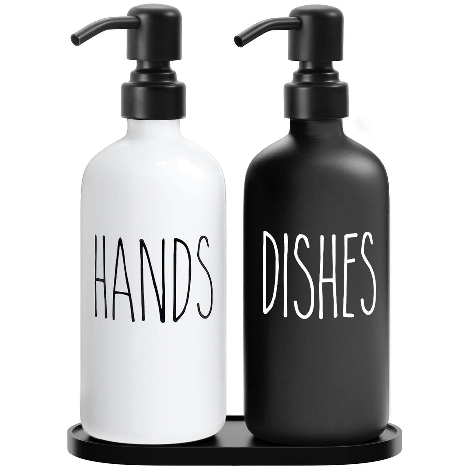 H&d Black White With Tray