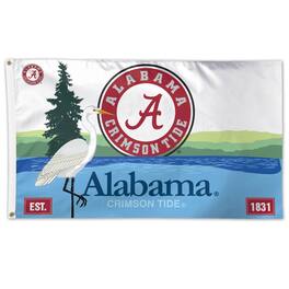 WinCraft - Alabama Crimson Tide Alabama State License Plate One-Sided 3' x 5' Flag - Multicolor