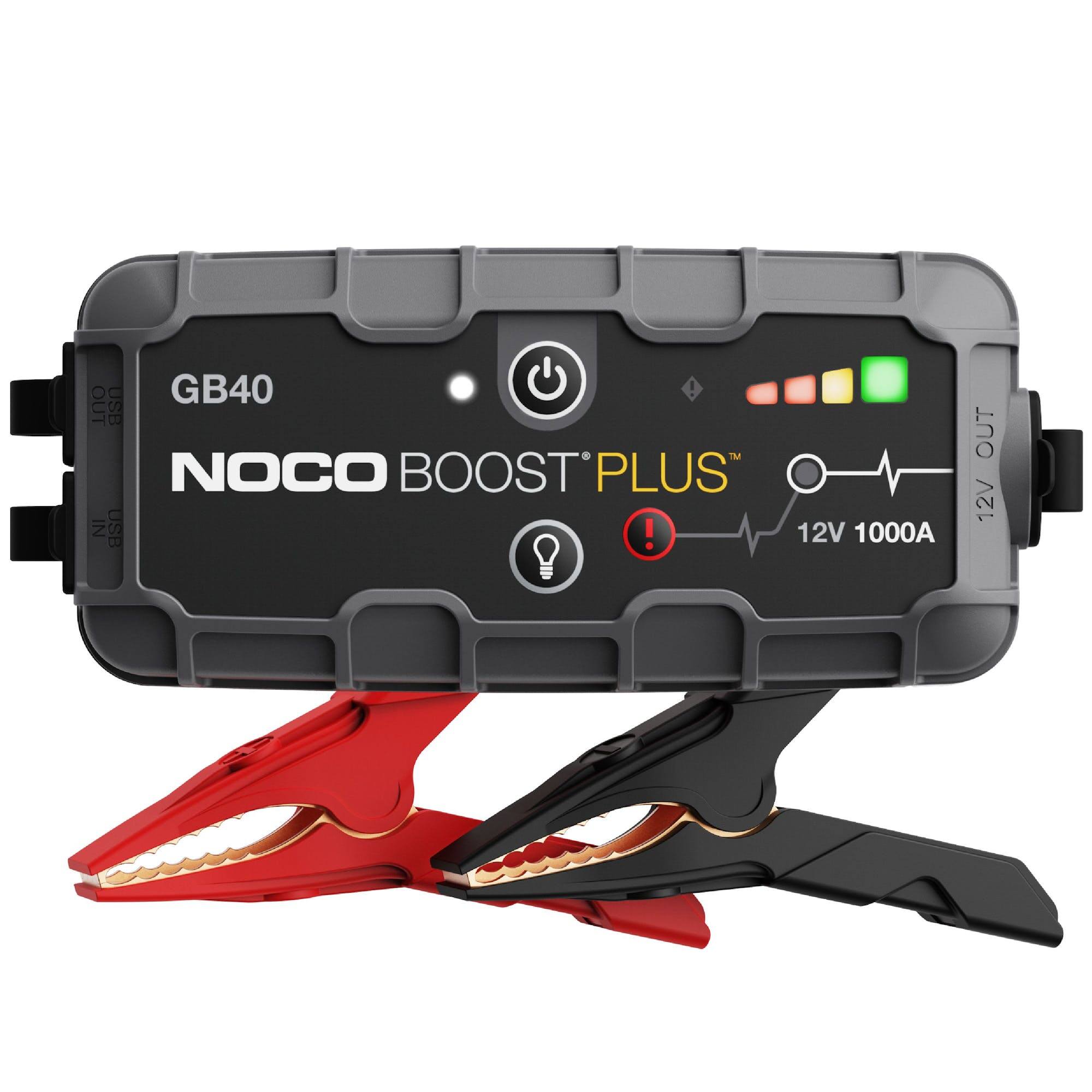 NOCO - Boost GB40: 1000A UltraSafe Jump Starter – 12V Portable Lithium Battery Booster Pack – 6.0L Gas & 3.0L Diesel